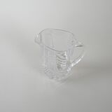 Crystal jug, Italian design, 1970s, made in Italy