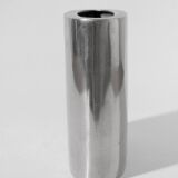 Polished Aluminum Square Flat Vase