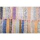 Vintage Turkish hand-knotted wool cotton beige kilim runner rug 85x260