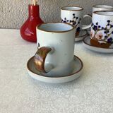 Peasant stoneware cups from Japan