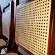 Folding wooden chairs and cannage