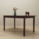 Table en palissandre, design danois, années 1970, fabriquée au Danemark