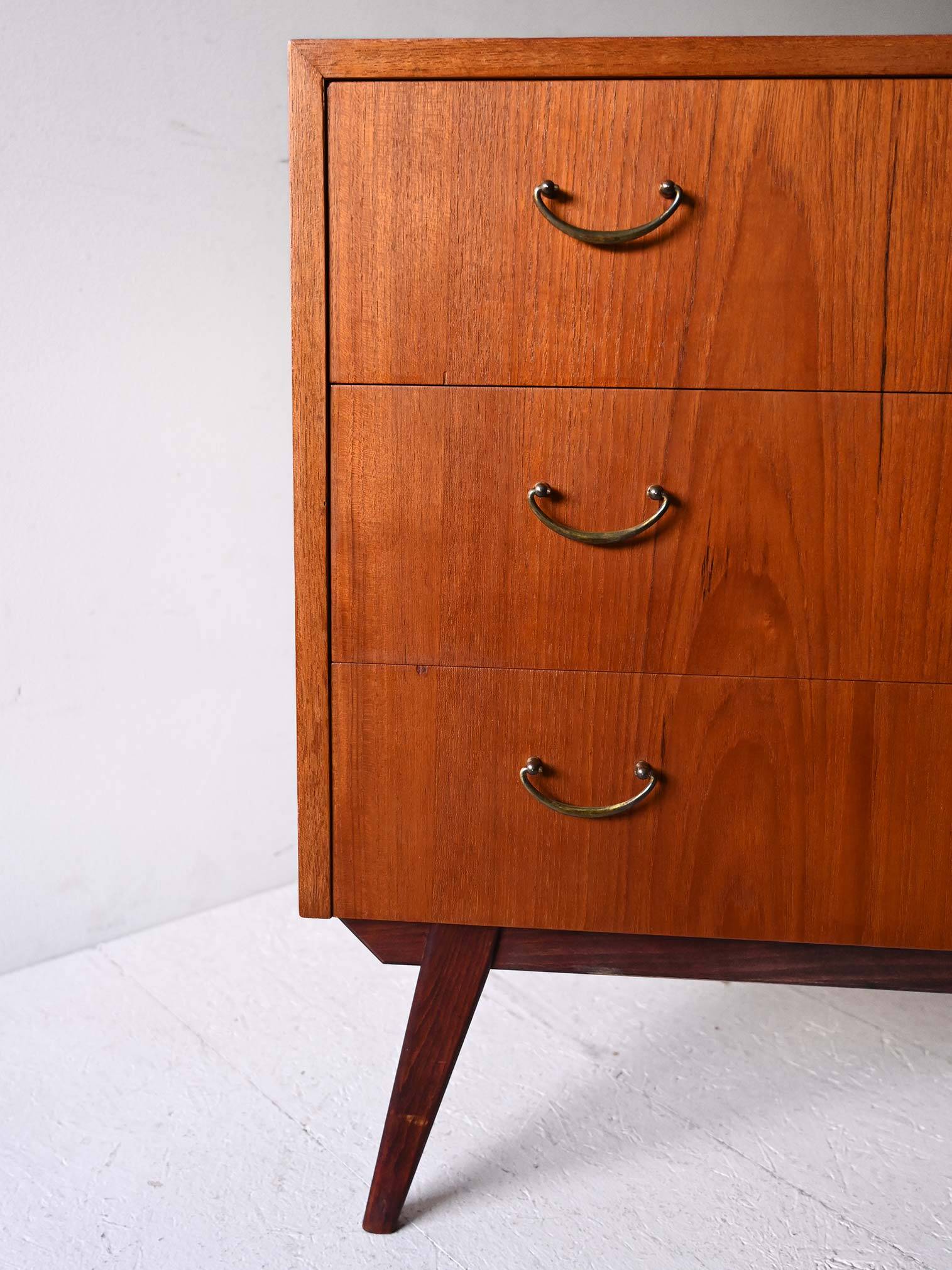 1950s/60s Scandinavian Teak and Mahogany Chest
