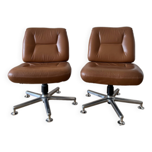 Paire de fauteuils pivotants - couleur