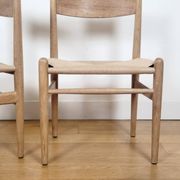 Set of 2 Hans J. Wegner CH36 dining chairs for Carl Hansen & Søn in solid oak