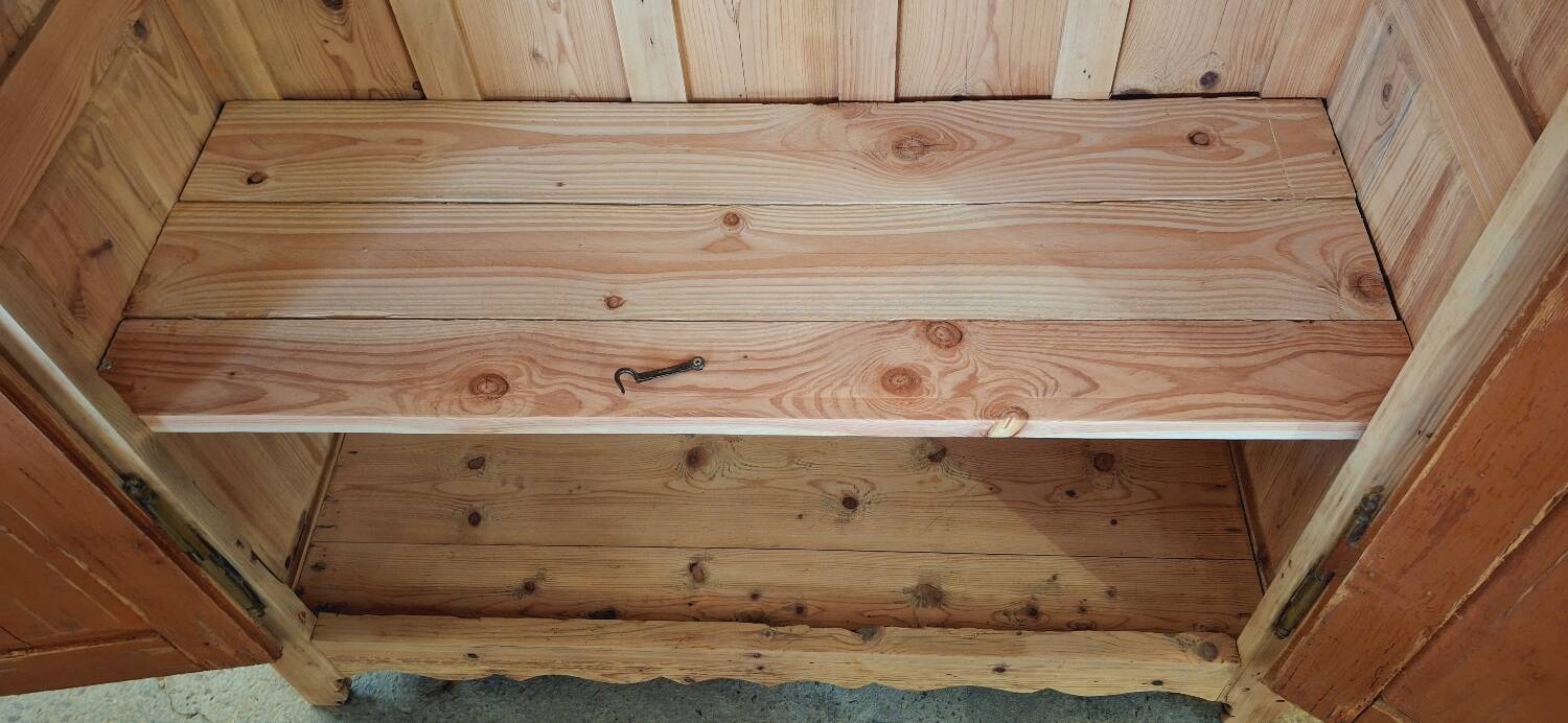 Antique fir wardrobe