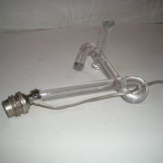 Lampe en verre des années 50