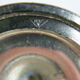 Right candle holder in silver metal from BMF West-Germany