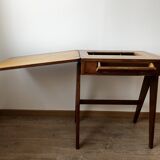 Ancien meuble de couture en bois vintage