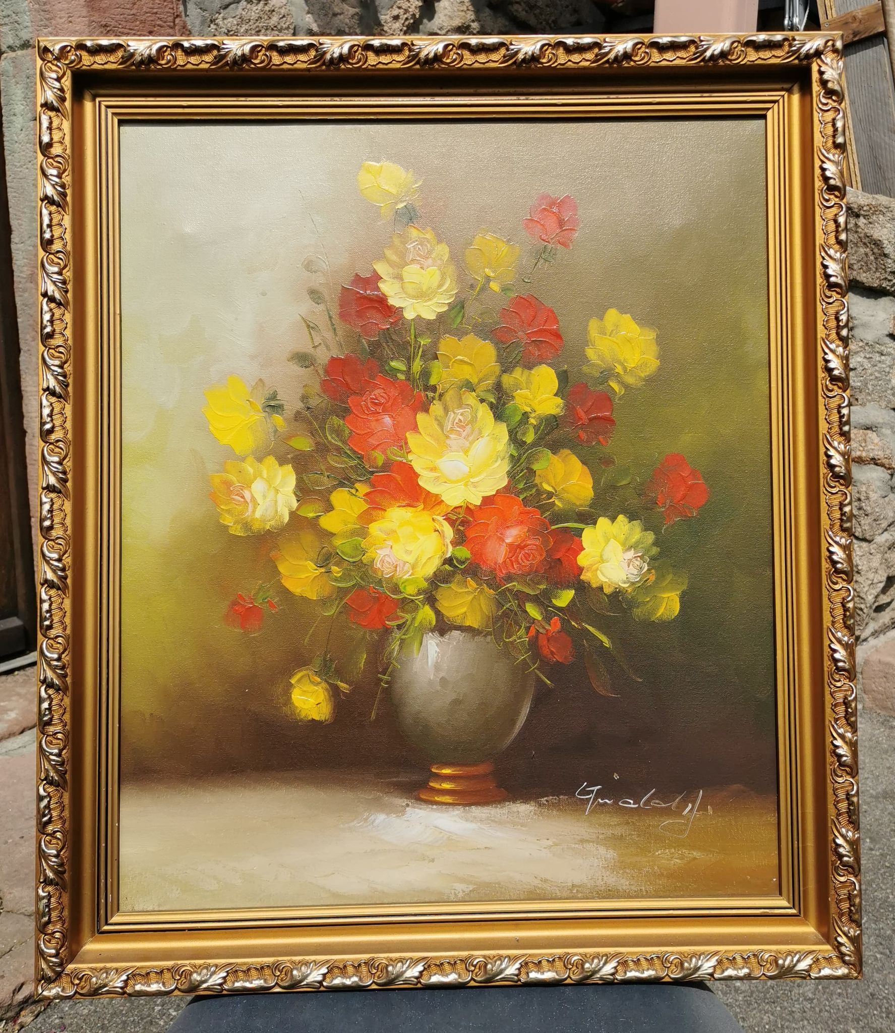 Floral decoration table