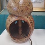 Owl night lamp in sandstone Guy Baudat