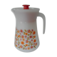 Pichet Scania verseuse carafe petities fleurs orange arcopal vintage