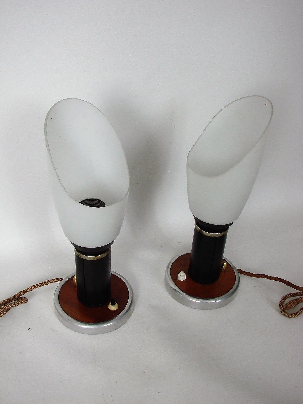 Pair of mid century lamps, 1950s