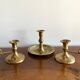 Antique brass candle holder