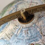 Globe in relief 70s