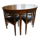 Danish Scandinavian table and chairs by Hans Olsen for Frem Røjle 1960