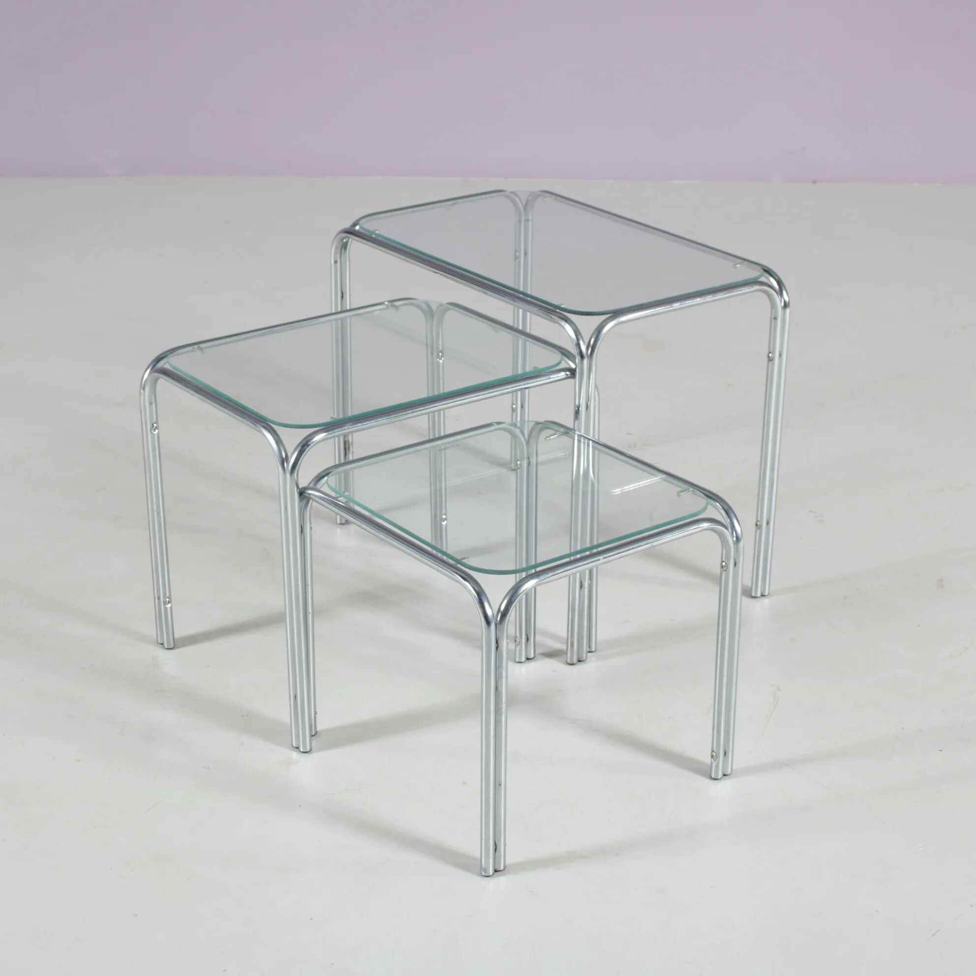 1970s set of nesting tables from the Netherlands