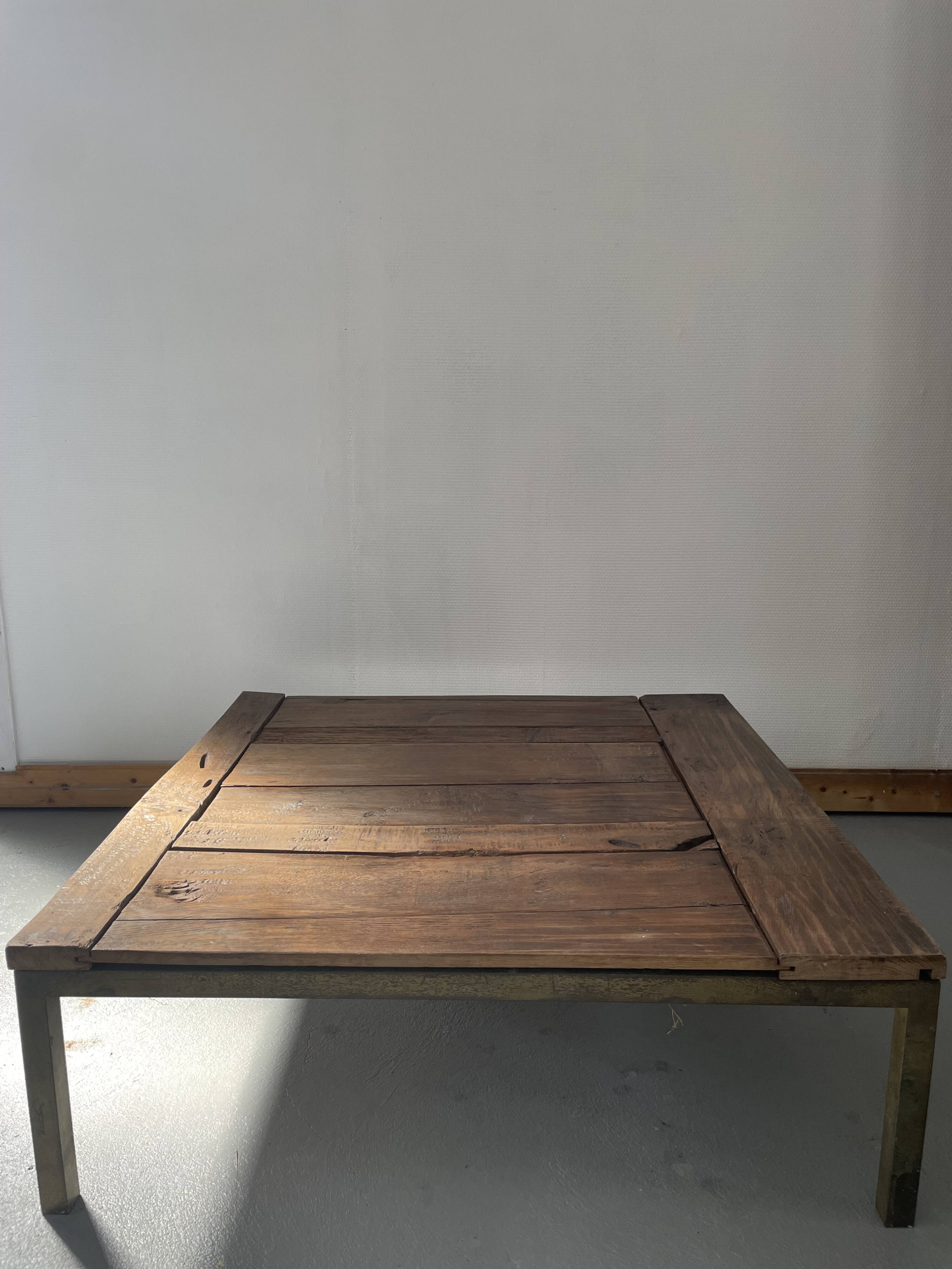 Wooden coffee table