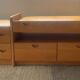 Danish TV cabinet in solid beech from the 70s-80s
