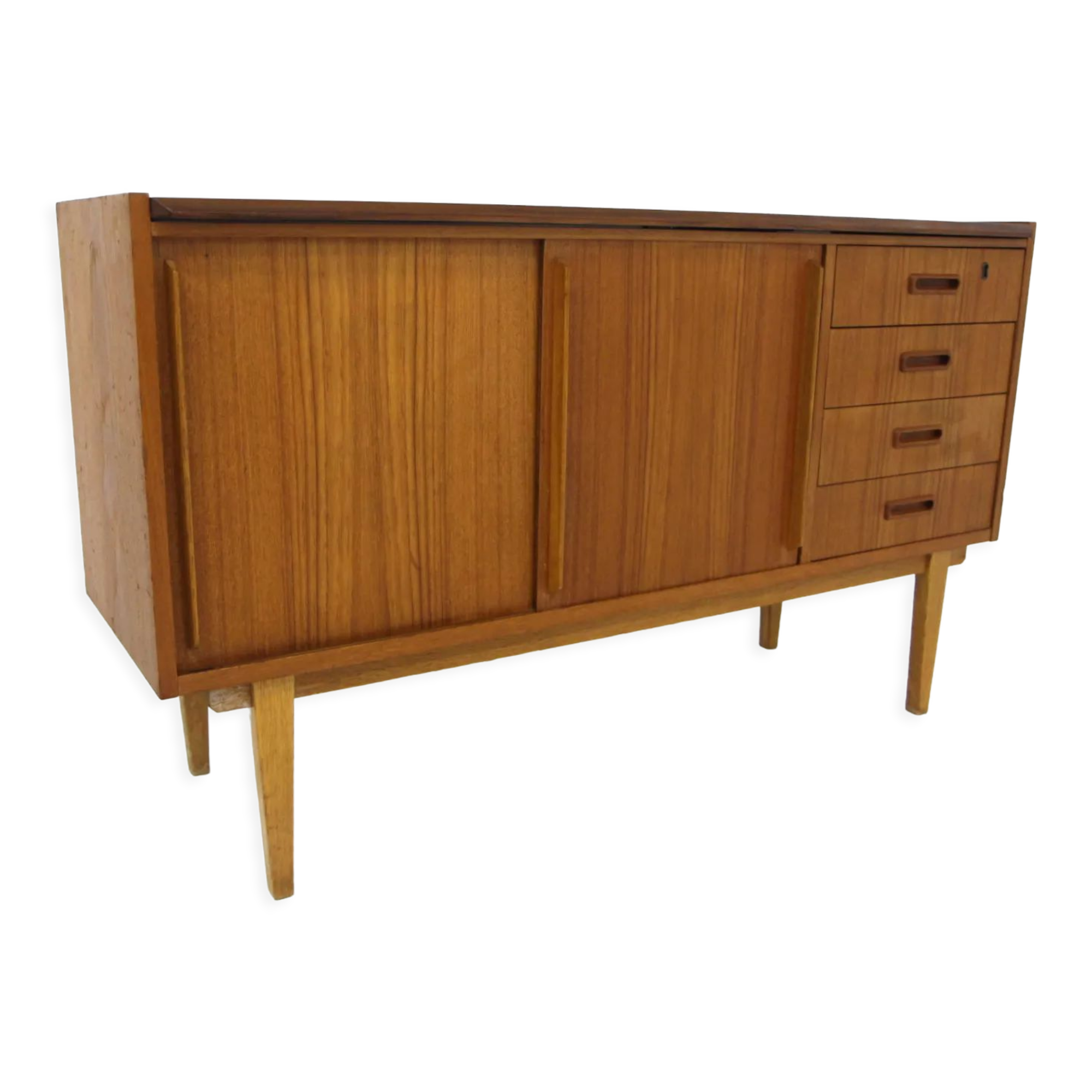 Scandinavian teak enfilade, teak 1960