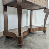 Louis Philippe period silver cabinet in flamed mahogany veneer