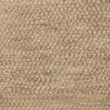 Tapis en coton recycle beige 140 x 70 cm
