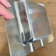 Cendrier vide poche vintage inox