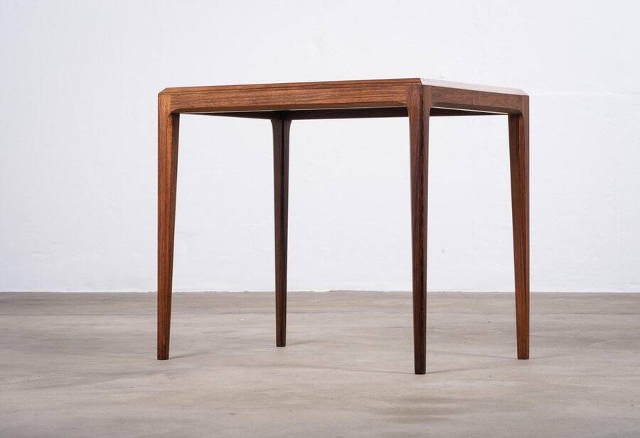 Rosewood Side Table attributed to Johannes Andersen for Silkeborg Møbelfabrik, Denmark, 1960s