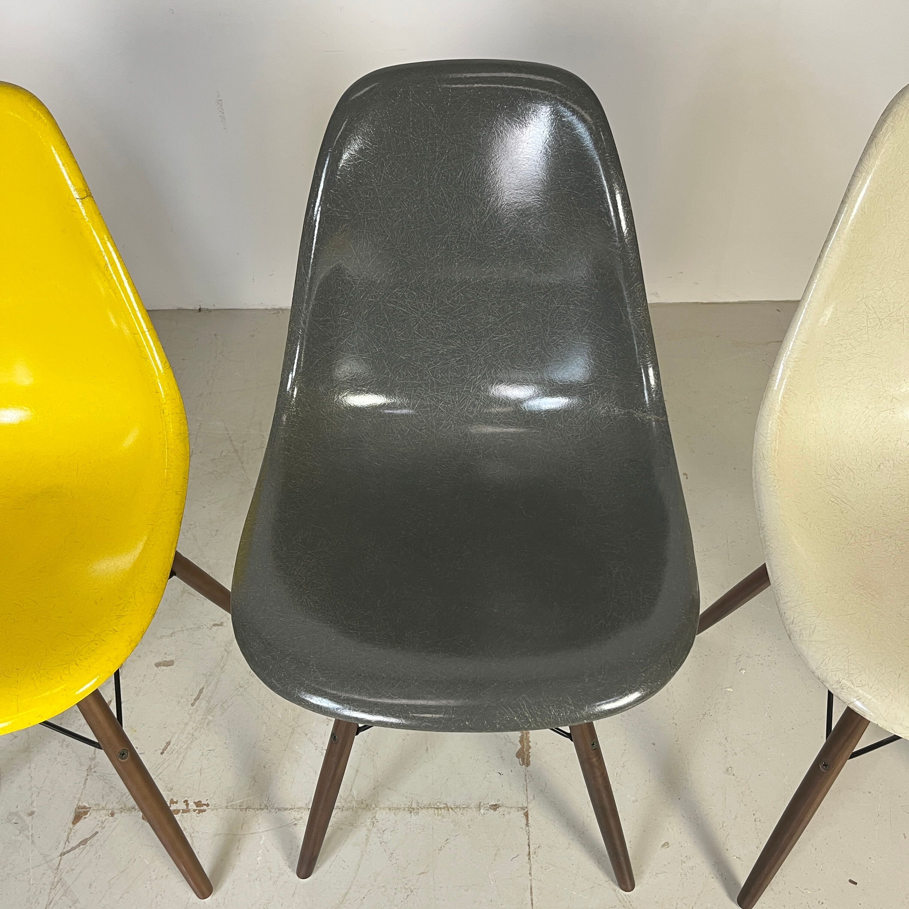 DSW side chairs by Charles & Ray Eames for Herman Miller