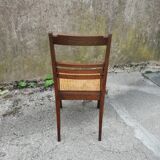 Living room chair with canning seat