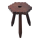 Modernist stool in solid pine, Spain 1970