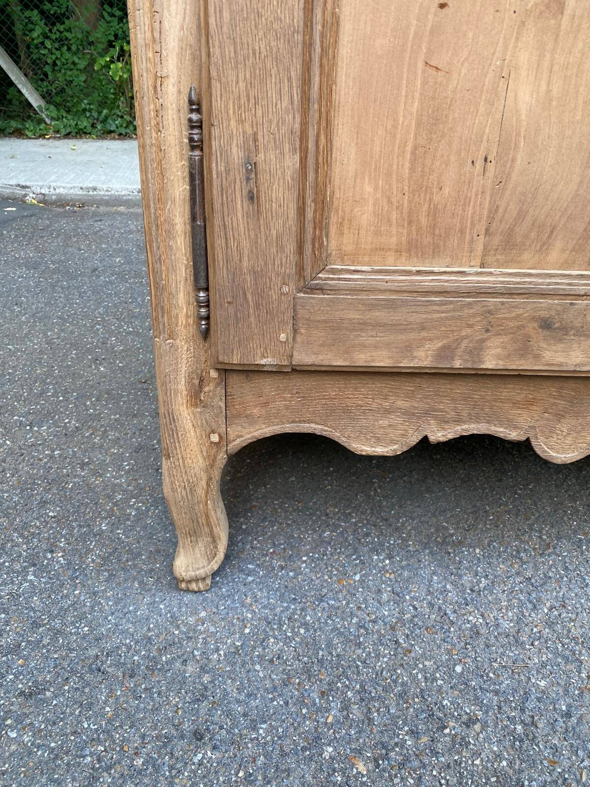 Louis XV sideboard renovated in solid oak, 18th century