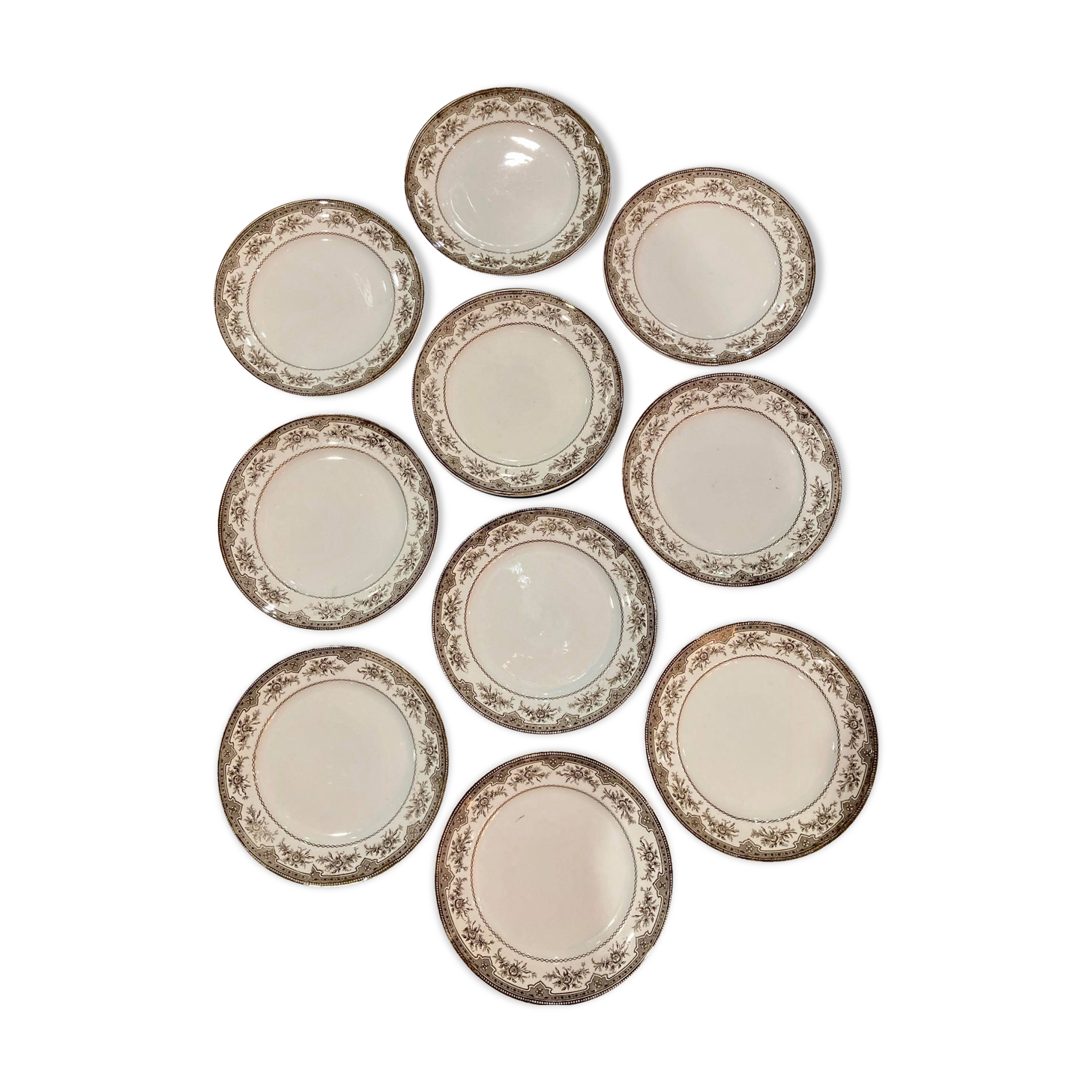 Lot 10 flat plates Onnaing