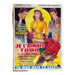 Affiche cinéma originale Le plus