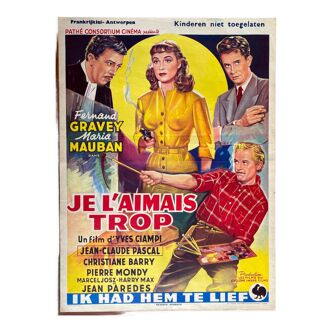 Original cinema poster "The happiest of men" 36x50cm 1952