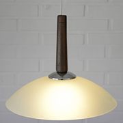 Suspension vintage en verre vert menthe, style moderne du milieu du siècle, années 1970
