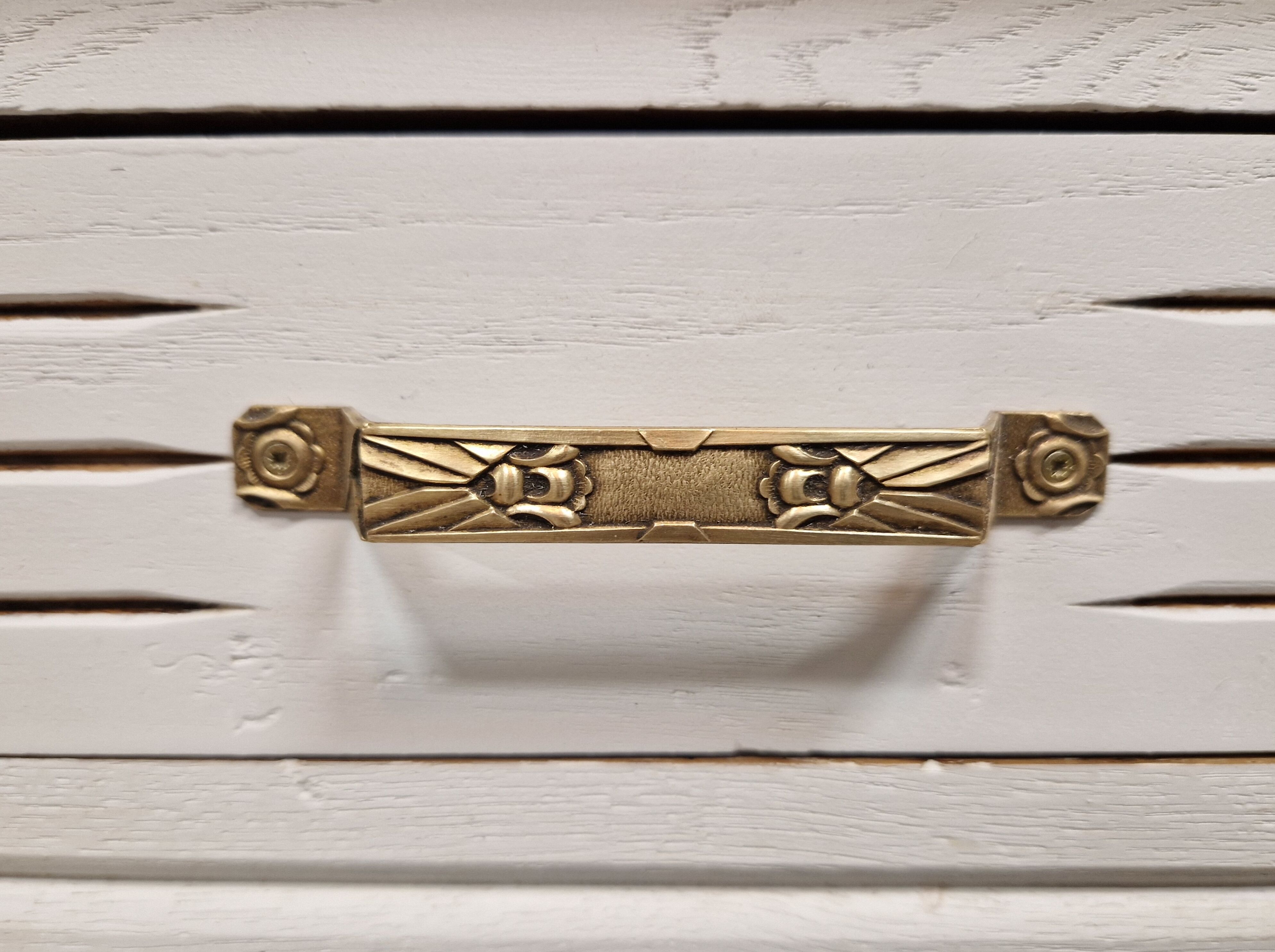 Restyled Art Deco sideboard with marble top