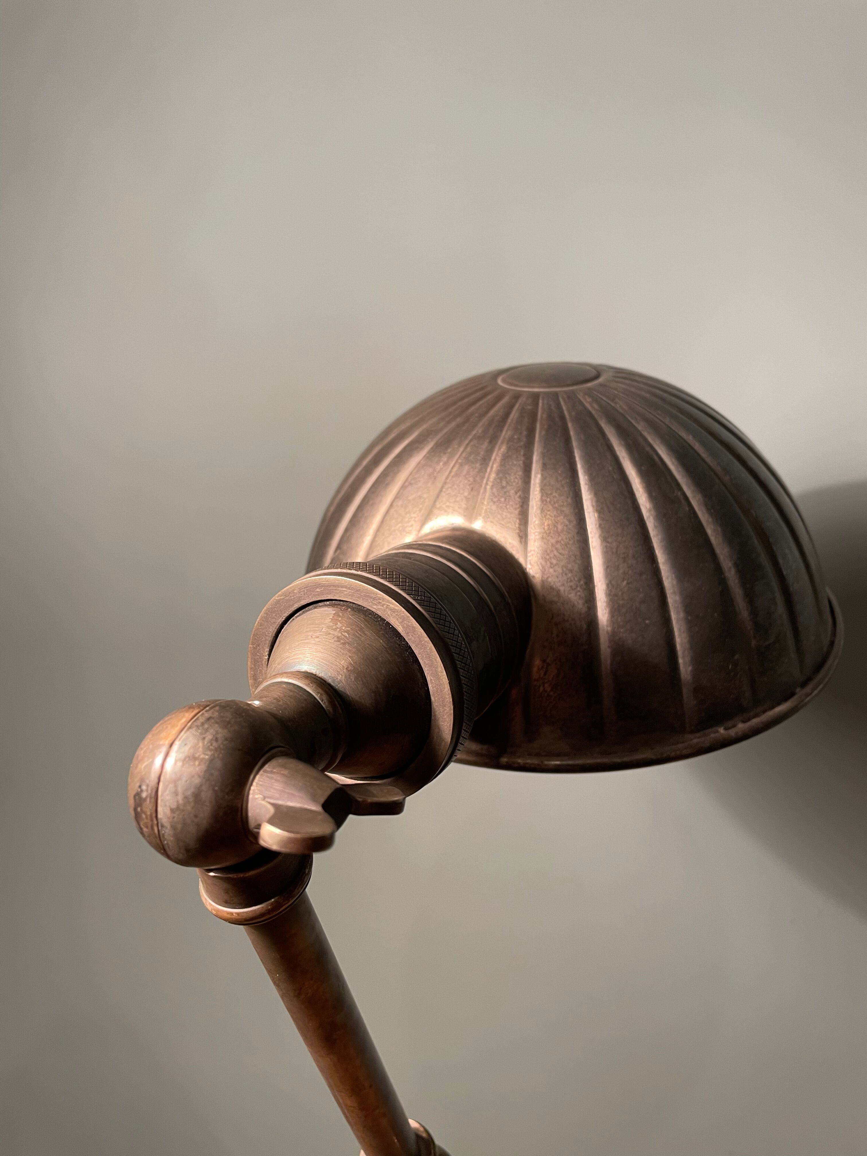 Vintage table lamp, industrial spirit