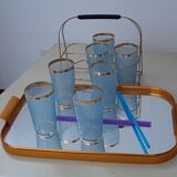 Support et verre à orangeade