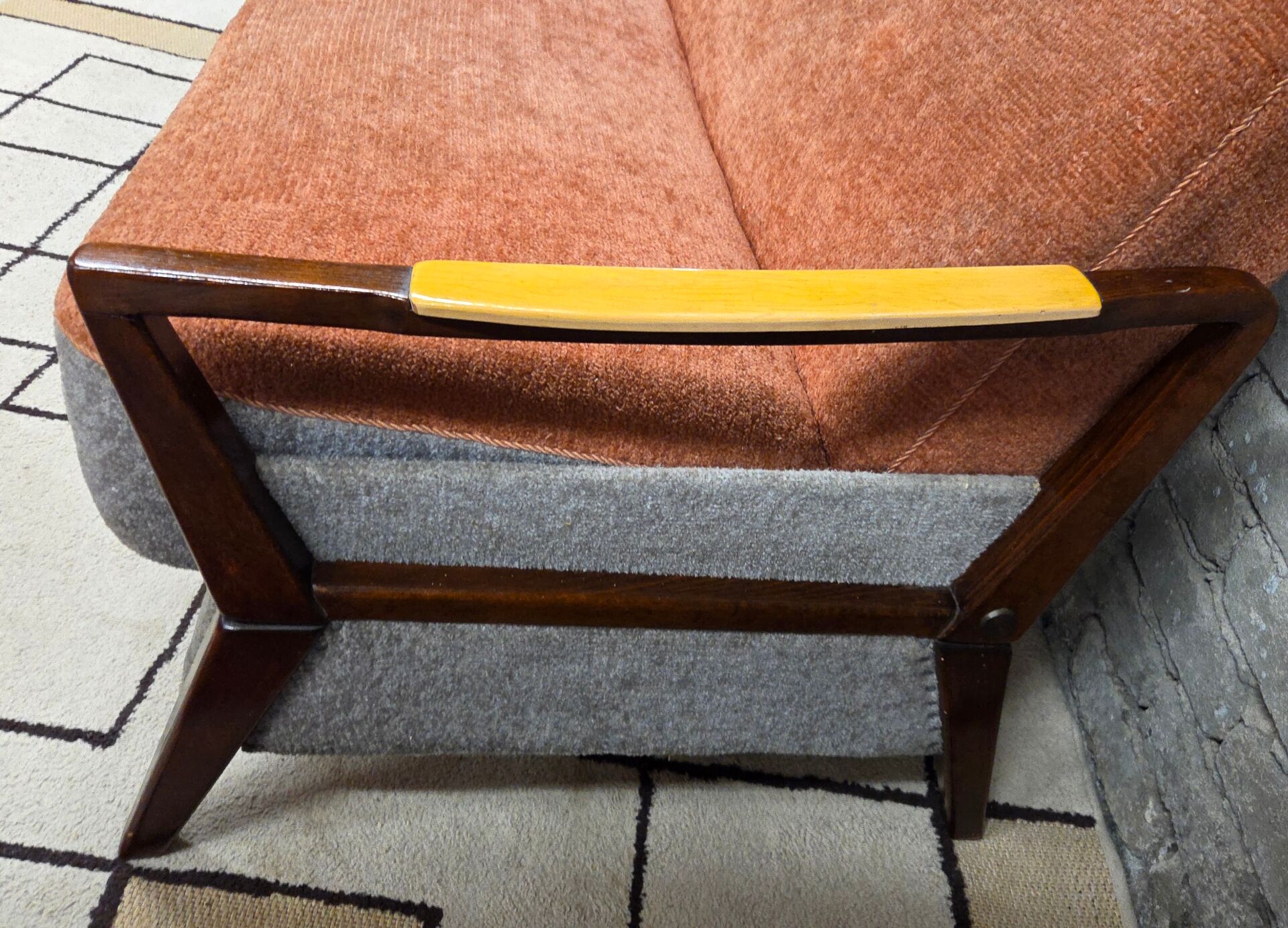 Scandinavian convertible sofa, 1960s-70s
