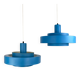 Paire de suspensions Equator bleues par Jo Hammerborg pour Fog & Mørup, 1968