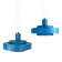 Paire de suspensions Equator bleues par Jo Hammerborg pour Fog & Mørup, 1968