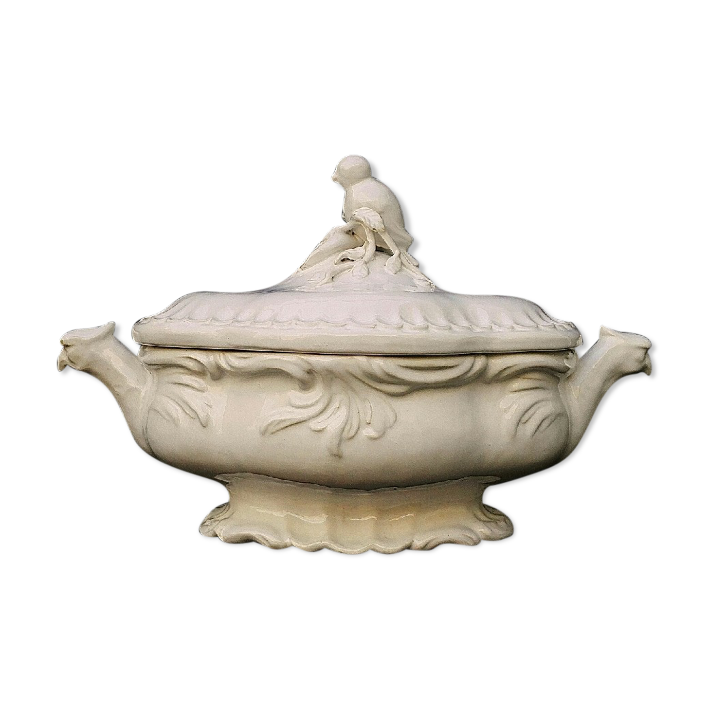 Large ceramic soup bowl Malicorne Emile Tessier