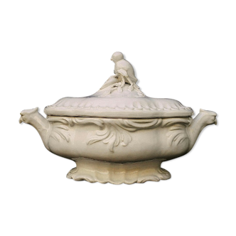 Large ceramic soup bowl Malicorne Emile Tessier