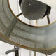 70s/80s parquet floor lamp with 2 spotlights