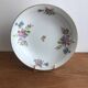 Round Hollow Dish in Limoges Porcelain Signed PCL Fleur
