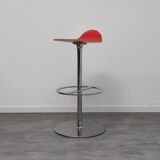 Red bar stool