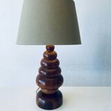 Lampe organique en palissandre