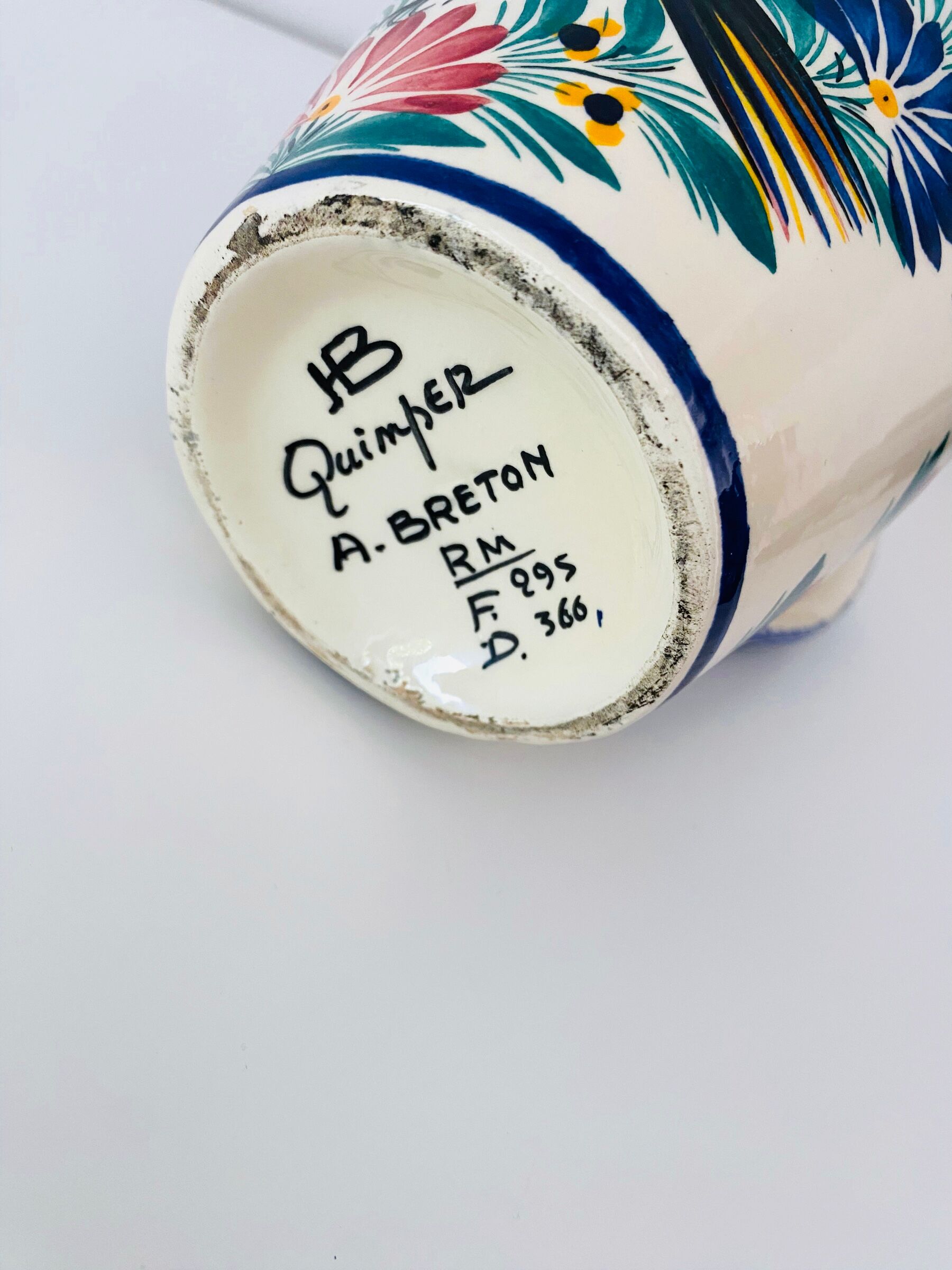 Carafe Breton craftsmanship Henriot Quimper