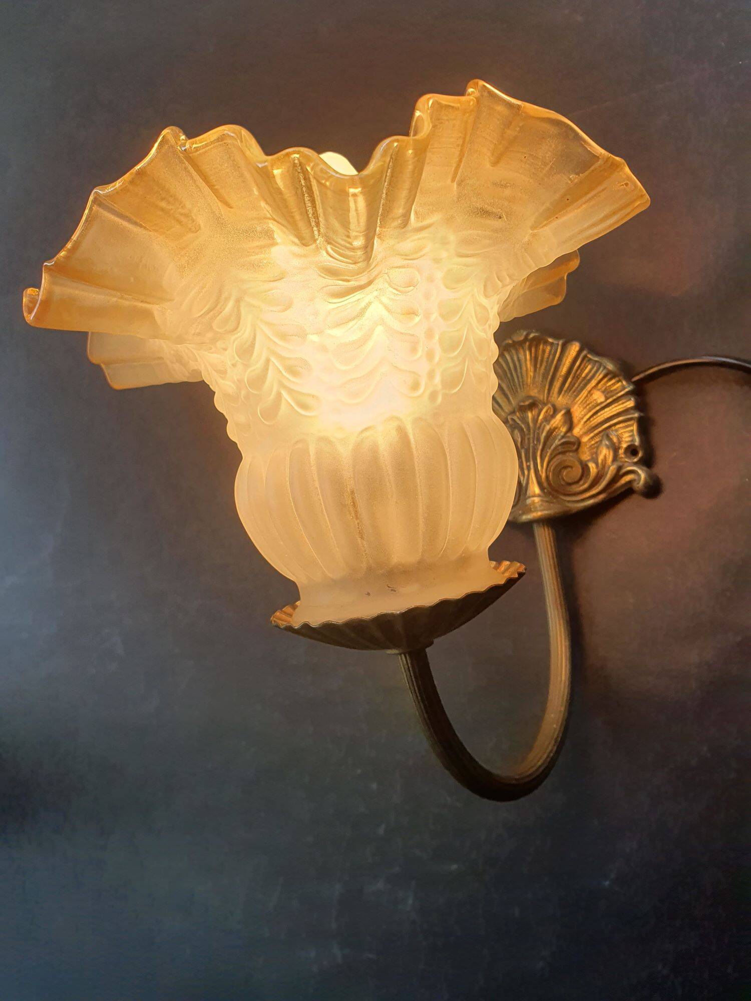 Pair of Art Deco wall sconces